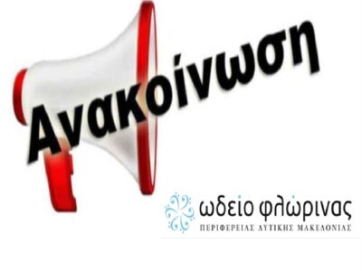 Το Ωδείο Φλώρινας, Κεντρικό και Παράρτημα Αμυνταίου ανακοινώνουν 6 Πρόσκληση εκδήλωσης ενδιαφέροντος 2024